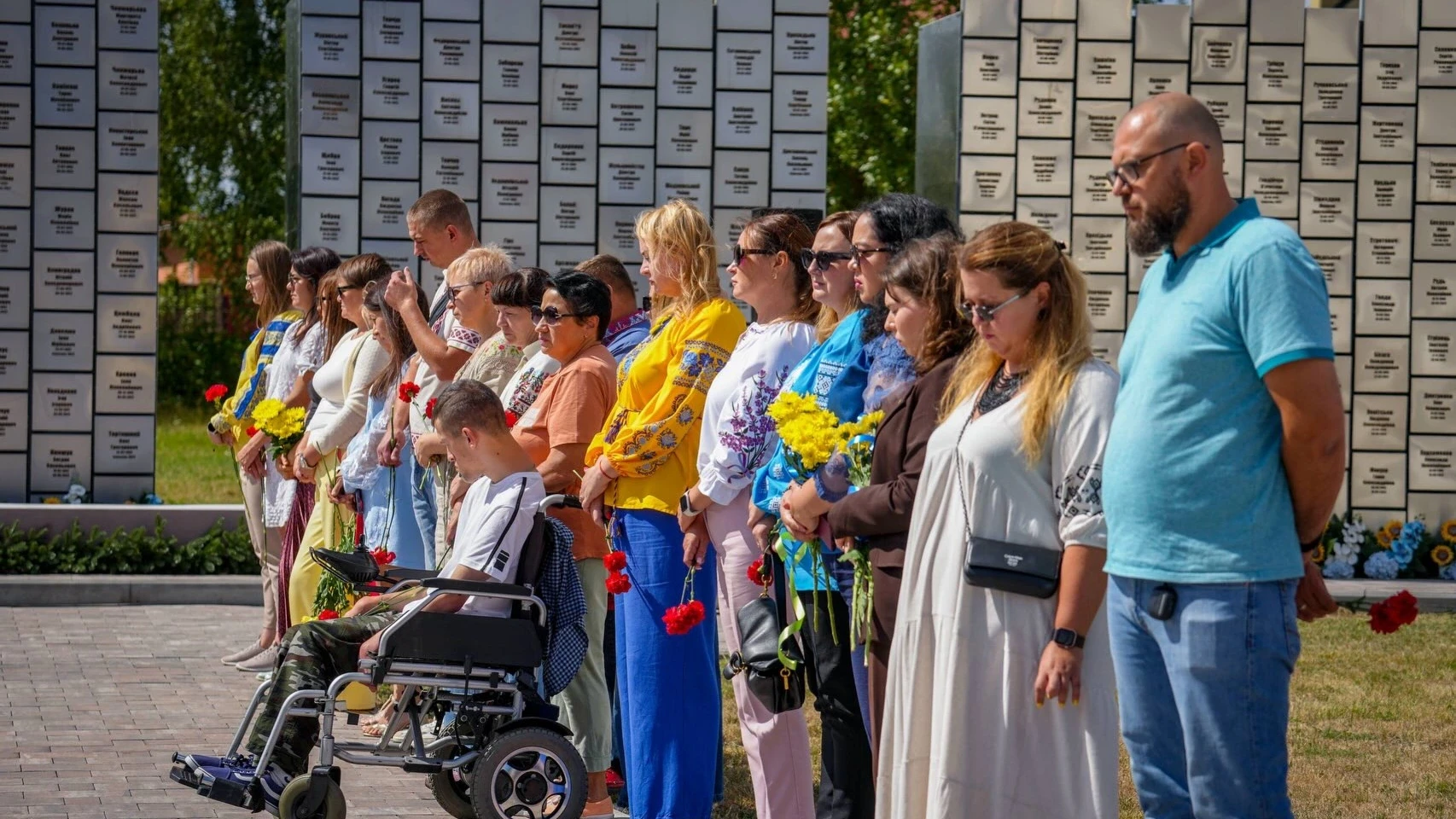 Memorial event at the Church of St Andrew the Apostle in Bucha. Photo: Bucha City Council