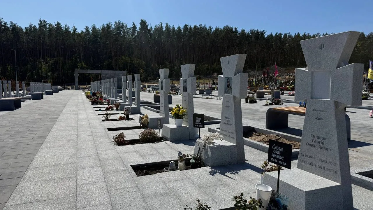 Військовий сектор памʼяті на Ірпінському кладовищі