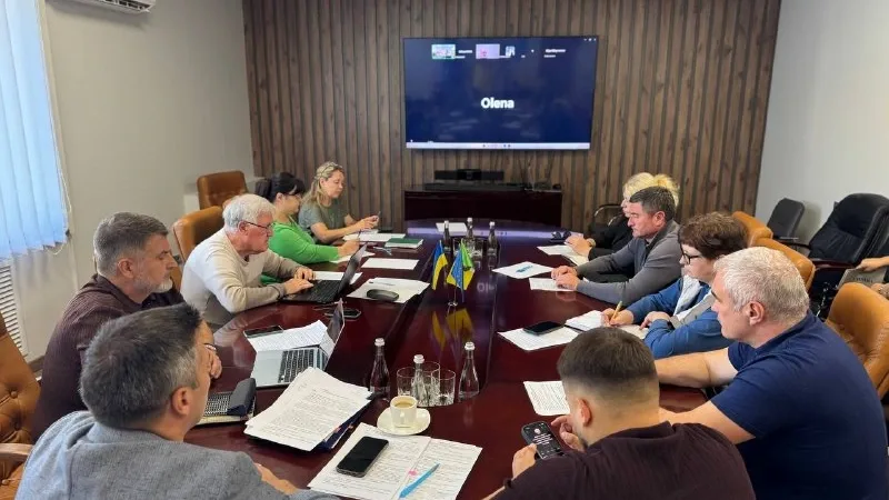 Meeting on the Local Waste Management Plan at Bucha City Council