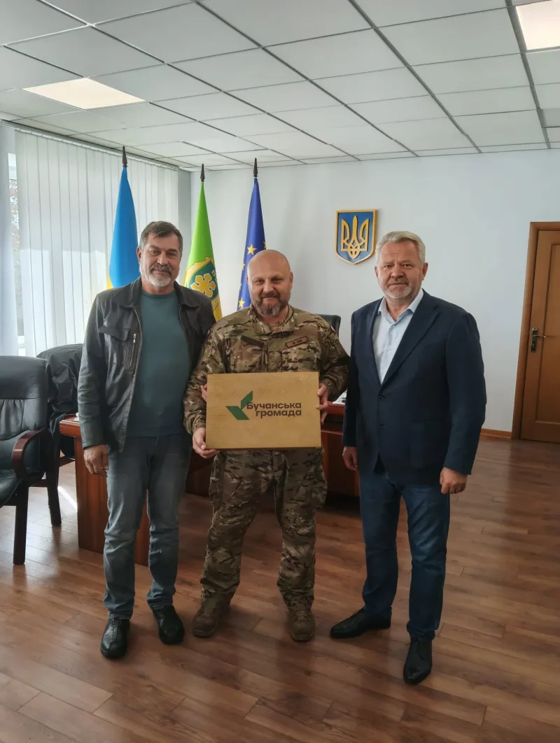 Учасники зустрічі в Бучанській міській раді