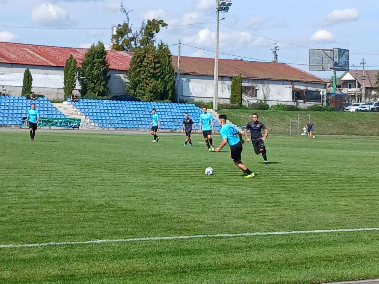 A moment from FSK Makariv v SC Hatne, 26 September