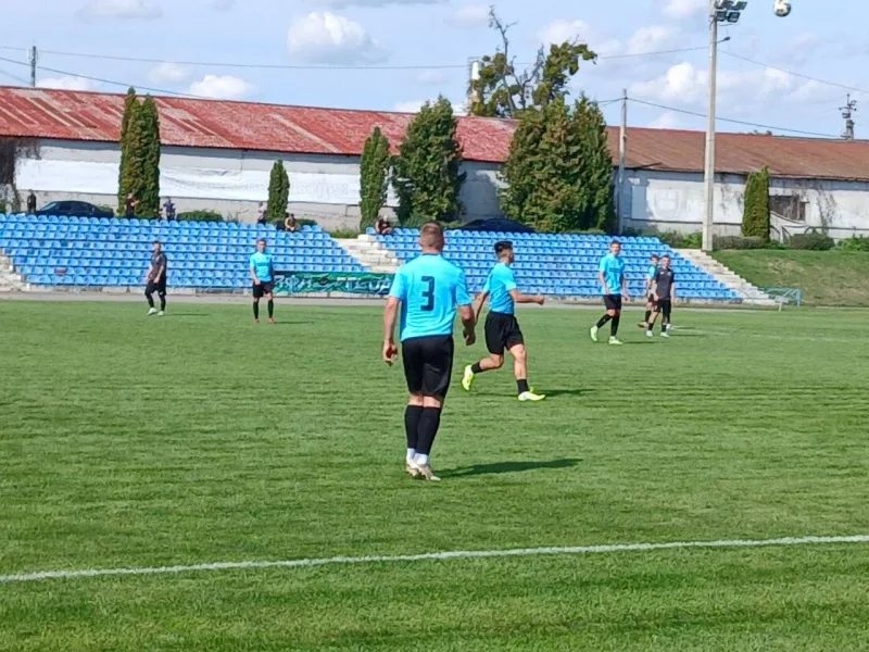 A moment from FSK Makariv v SC Hatne