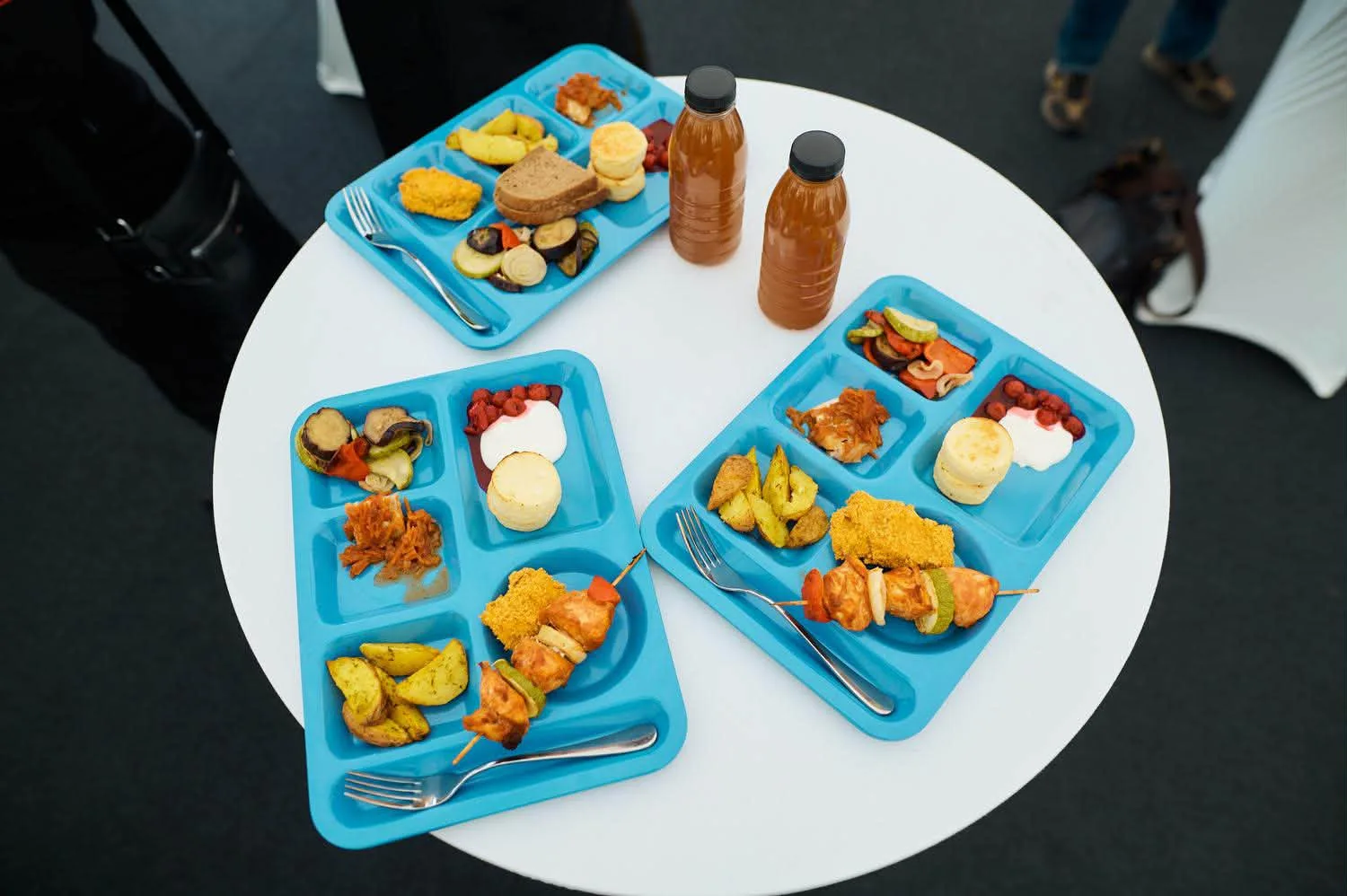 Meals from the HotuIemo central kitchen