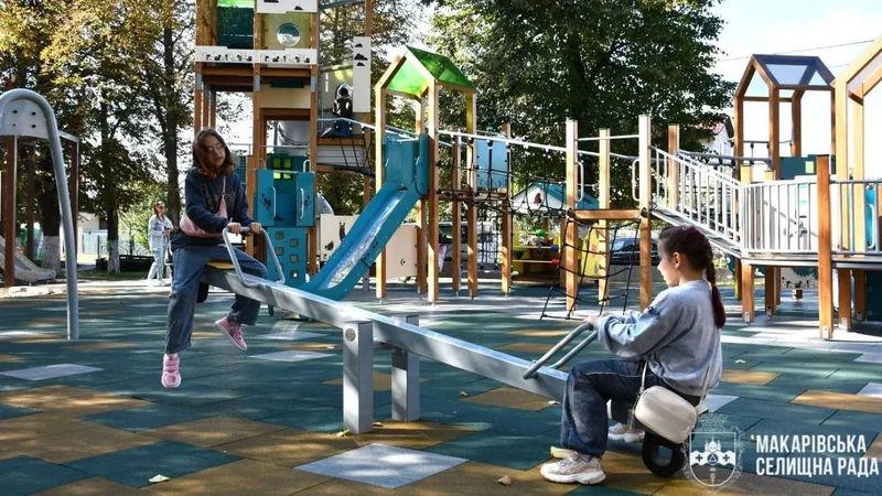 A seesaw and rope structures
