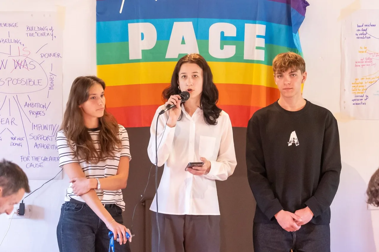 Young people at the Monte Sole School of Peace