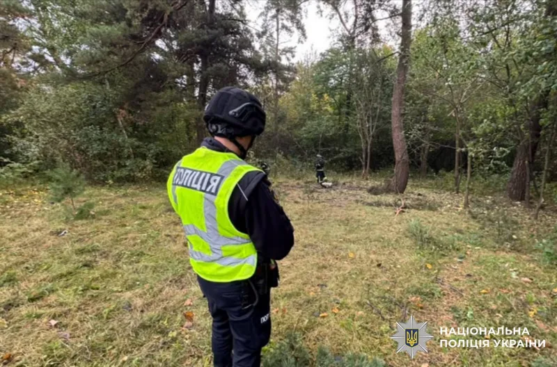 Поліцейські на місці події на Київщині