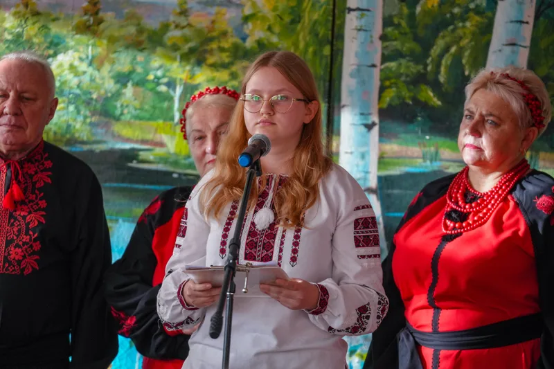 Participants of the celebration on stage