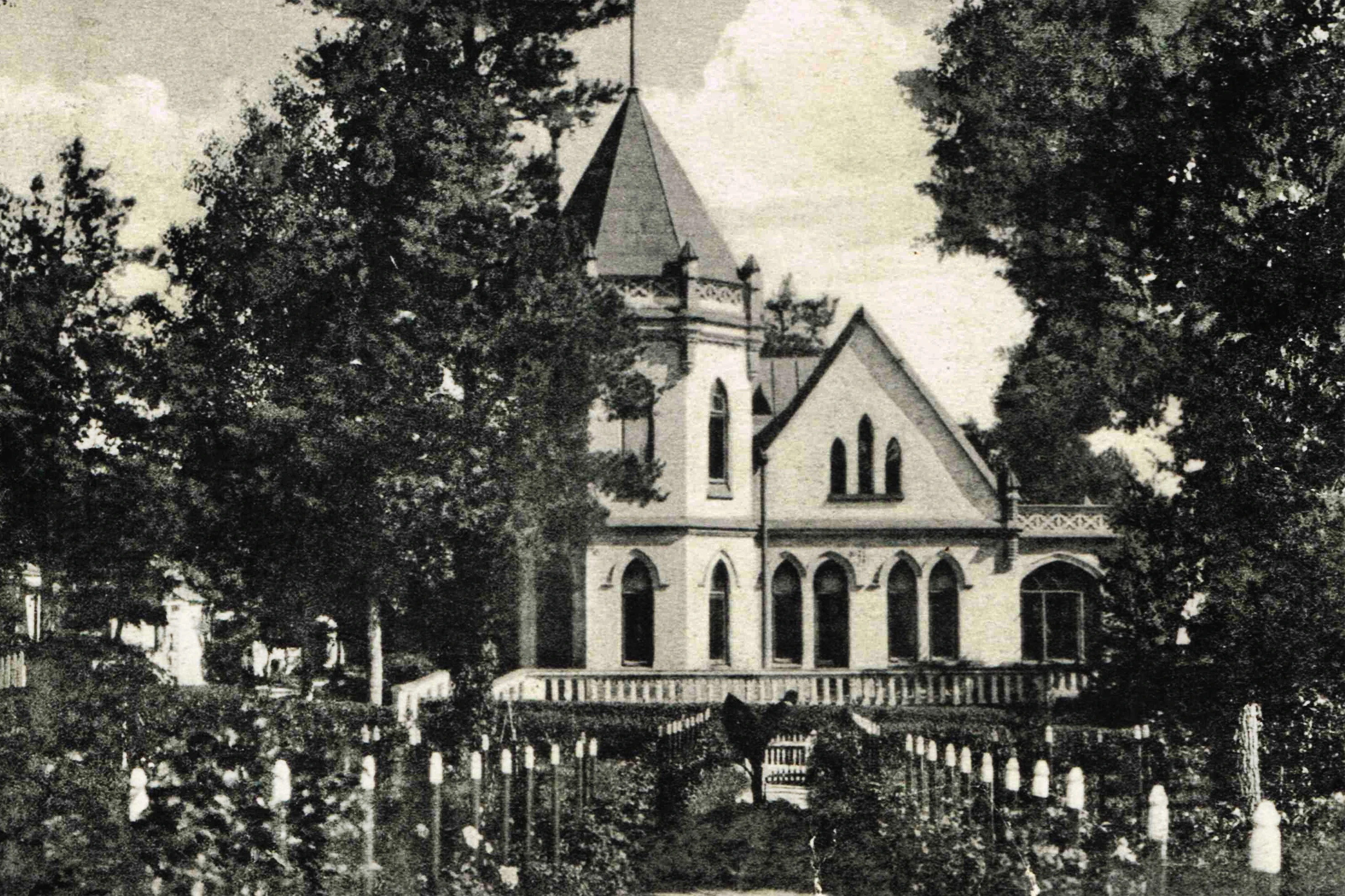 Дача Сокологорського на листівці 1910 року