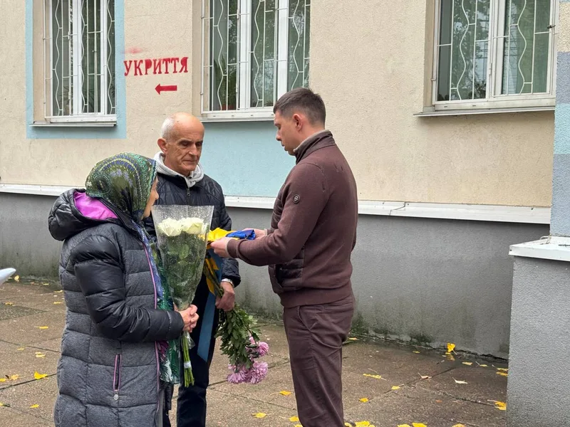 Під час церемонії відкриття меморіальної дошки