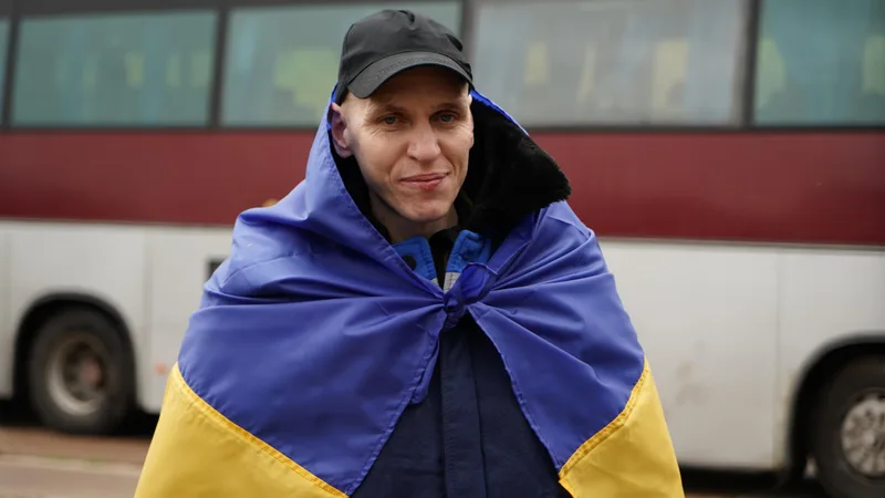 Відкрити фото на весь екран Звільнені з російського полону українці, 23 жовтня 2026 року