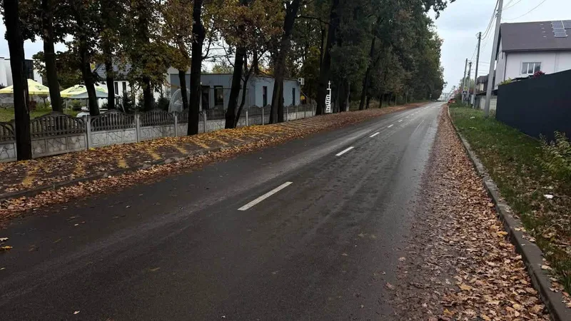 Оновлене покриття й укріплене узбіччя
