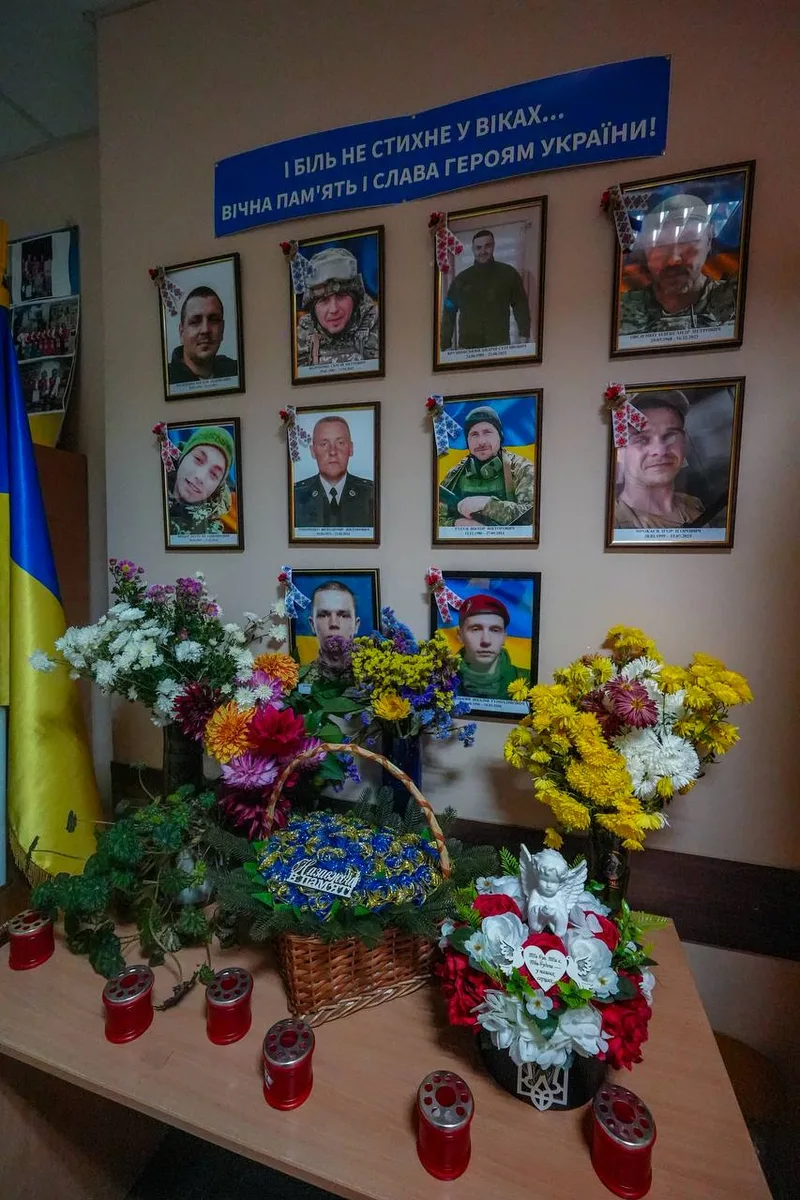 Стіна памʼяті загиблих захисників